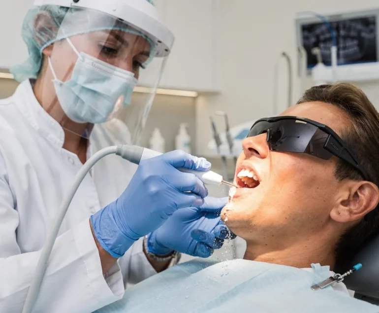 can dental scaling damage teeth