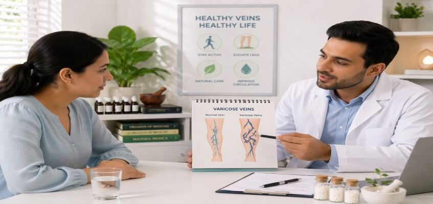 varicose veins treatment in homeopathy