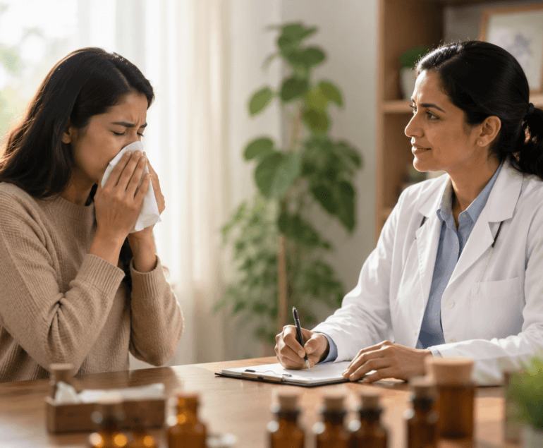Dust Allergy Treatment in Homeopathy