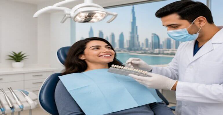what does a dental crown look like